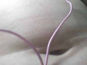 Chubby sissy Playing with nipple clamps and vibrating butt plug