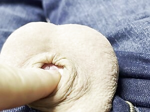 Finger fucking my micro cock