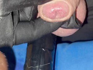 Tiny cock four skin masturbation