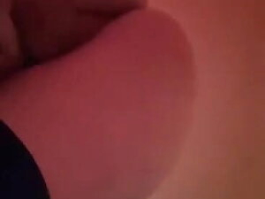 Sissy playing with her butt and clit