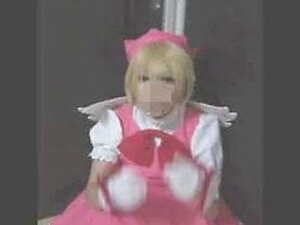 Japanese CD cosplayer CC sakura cumshot