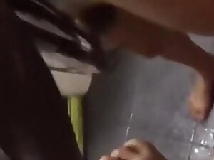 Asian Ladyboy pissing and fucking a fuck boy faggot fuck