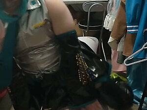 Sissy Pvc Miku Cosplay Inflatable Pillow Hump Cum Eating