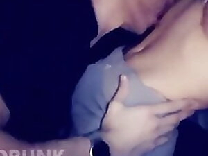 Horny Guy Sucked Off a Blond Pretty Sexy Tranny